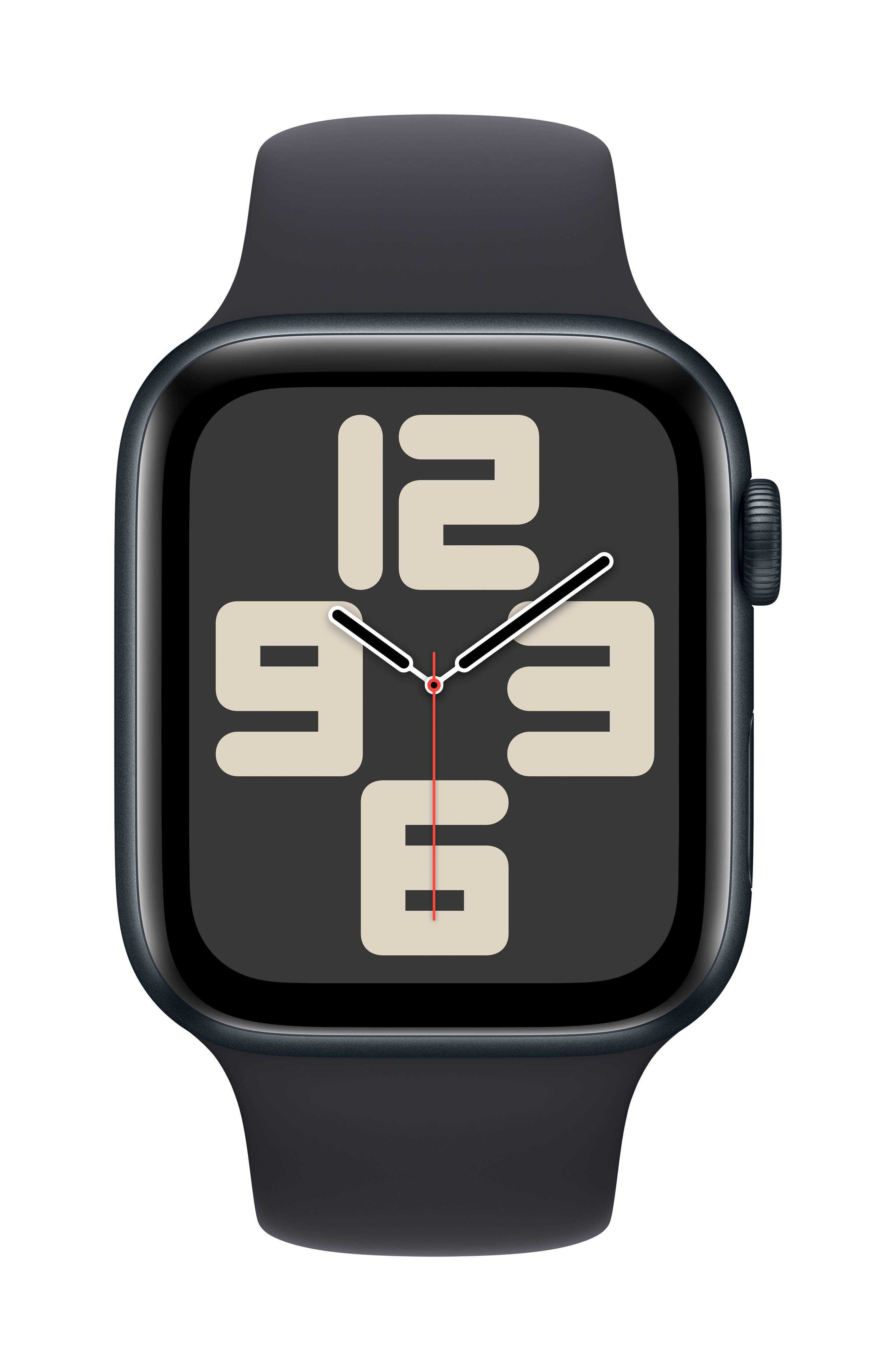 Apple Watch SE (2023) GPS 44 mm Aluminiumgehäuse Sport Band Midnight M/L