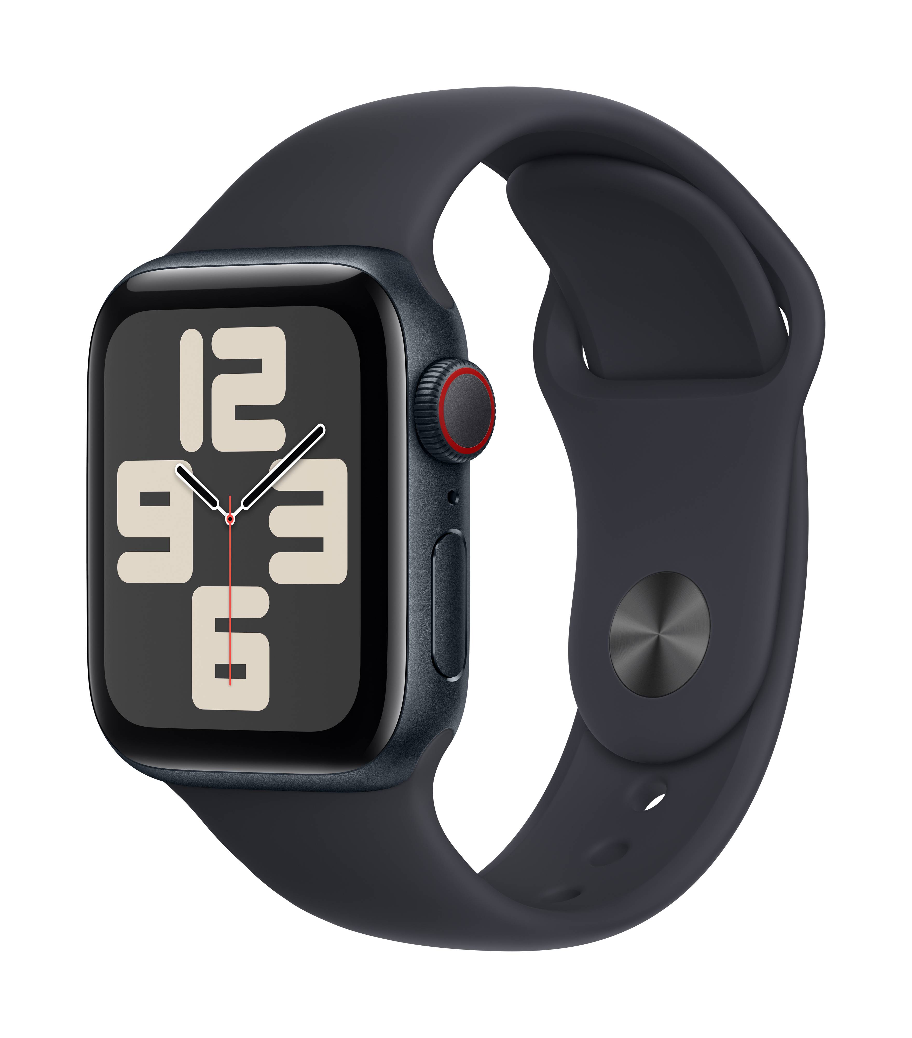 Apple Watch SE (2023) GPS + Cellular 40 mm Aluminiumgehäuse Sport Band Midnight S/M