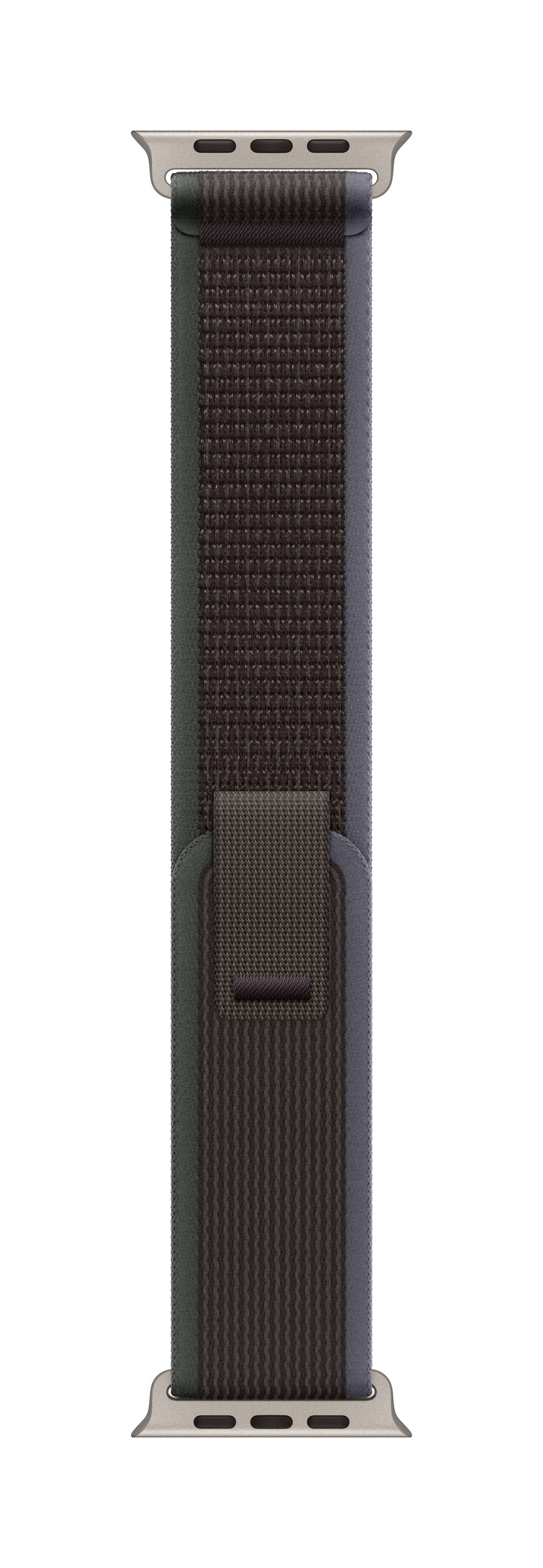 Apple Trail Loop Armband 44 mm, 45 mm, 49mm S/M Blau, Schwarz Watch Series 4, Watch Series 5, Watch Series 6, Watch Series