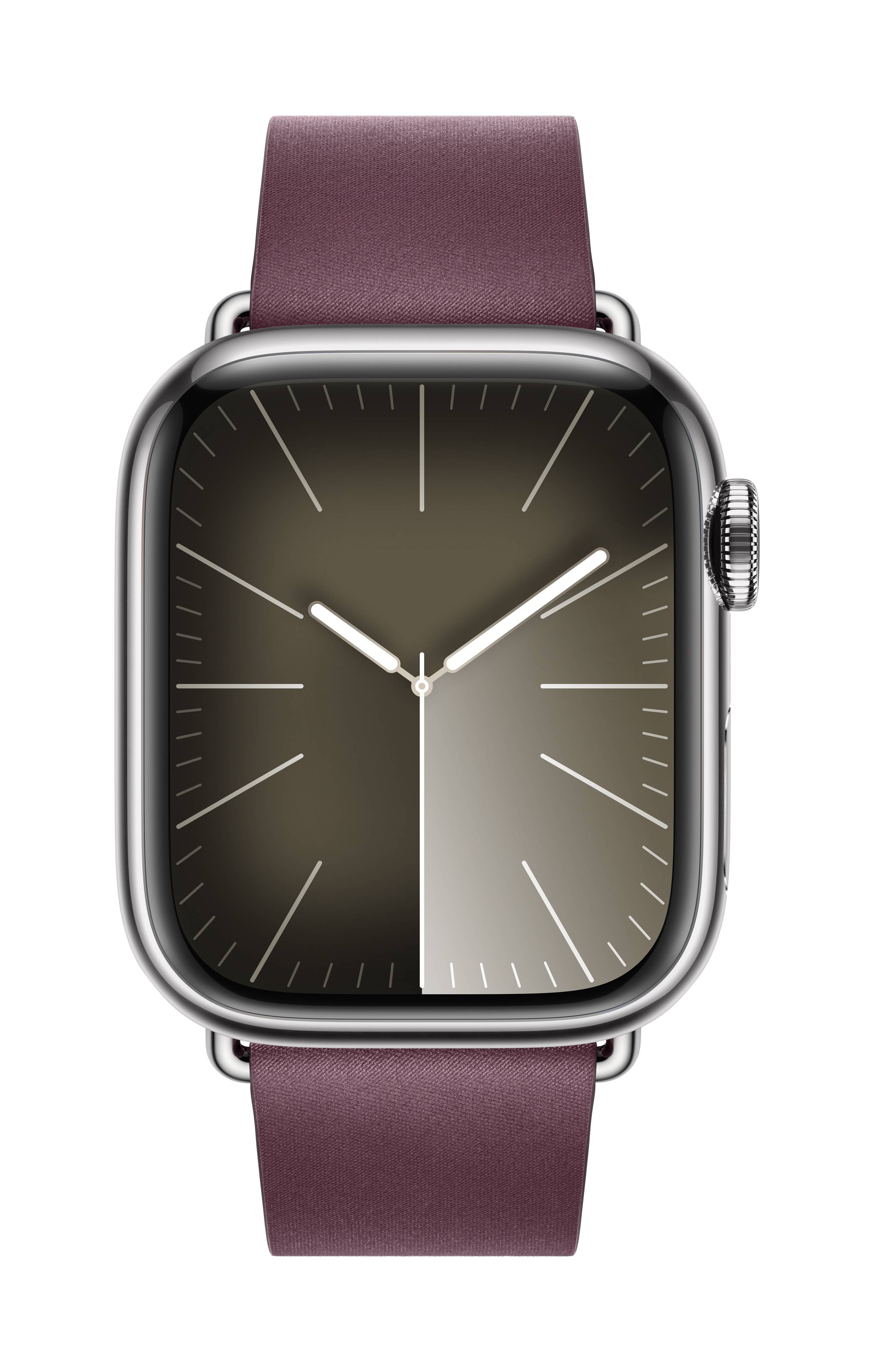 Apple Modernes Armband Armband 41mm M Mulberry Watch Ultra 2, Watch Ultra, Watch Series 9, Watch Series 8, Watch Series 7, Watch