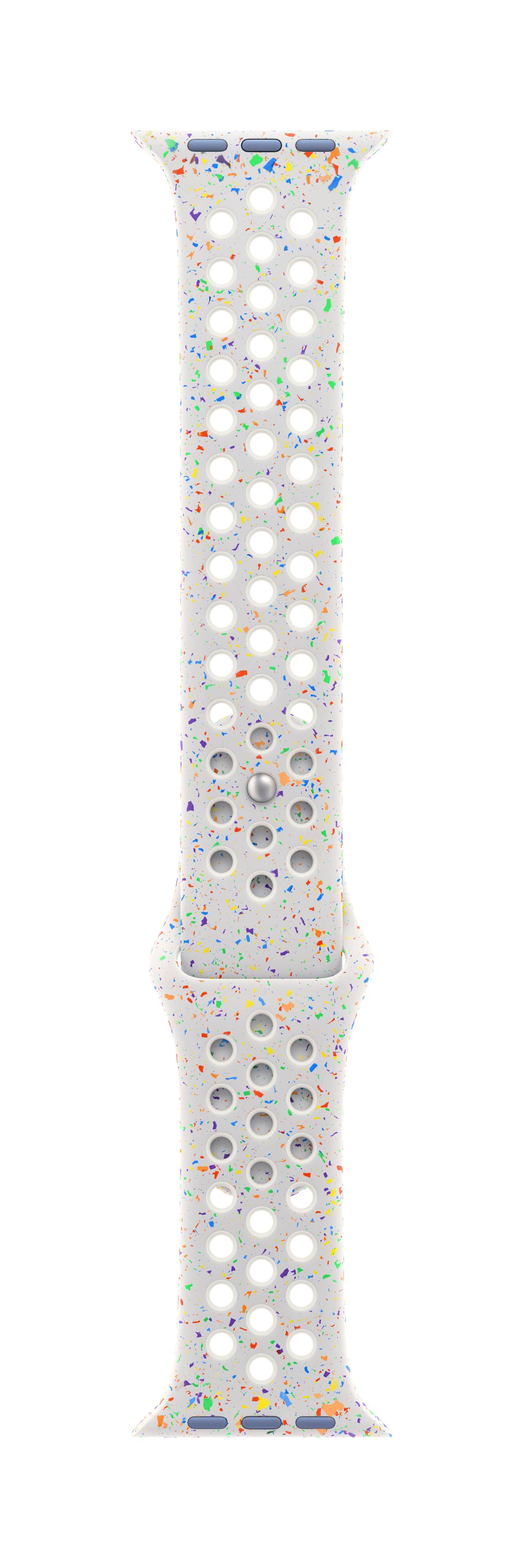 Apple Nike Sportarmband Armband 41mm M/L Pure Platinum Watch Ultra 2, Watch Ultra, Watch Series 9, Watch Series 8, Watch Series