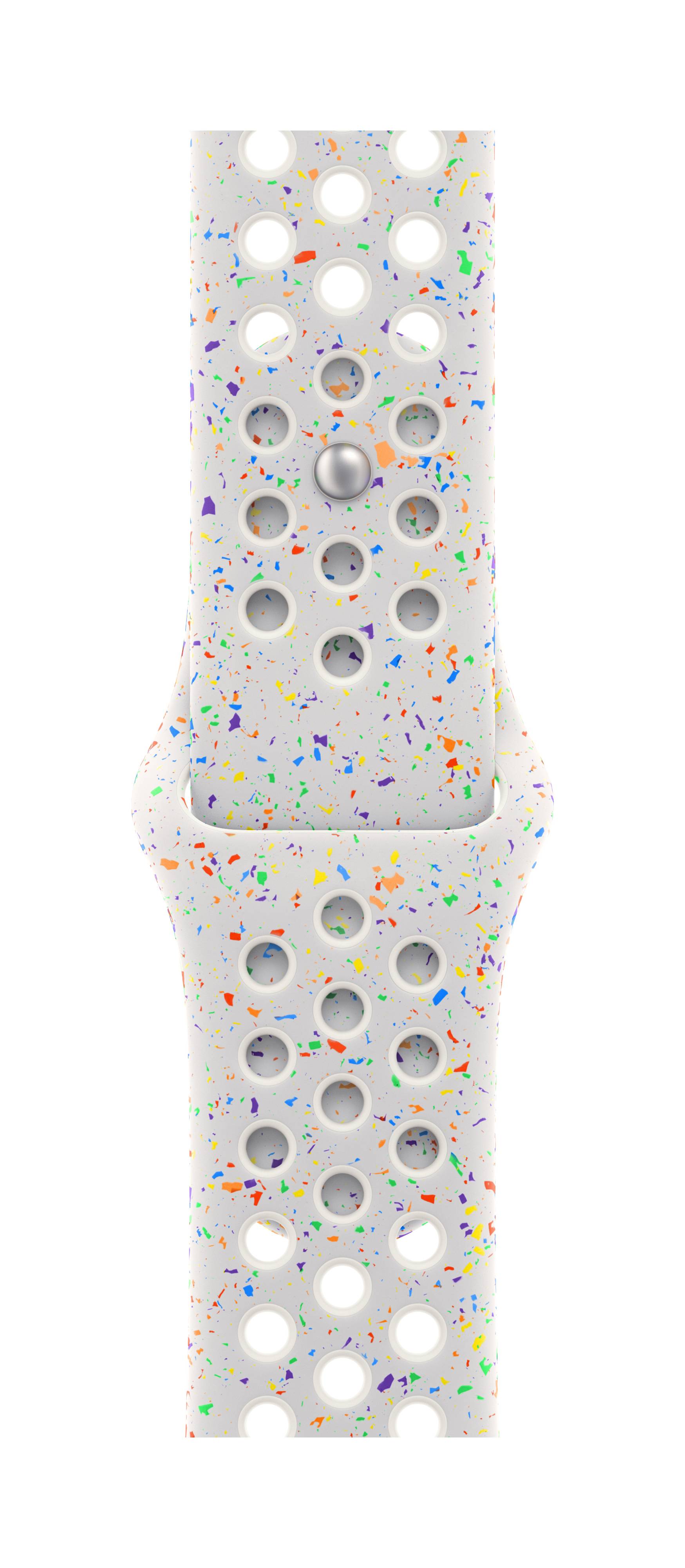 Apple Nike Sportarmband Armband 41mm M/L Pure Platinum Watch Ultra 2, Watch Ultra, Watch Series 9, Watch Series 8, Watch Series