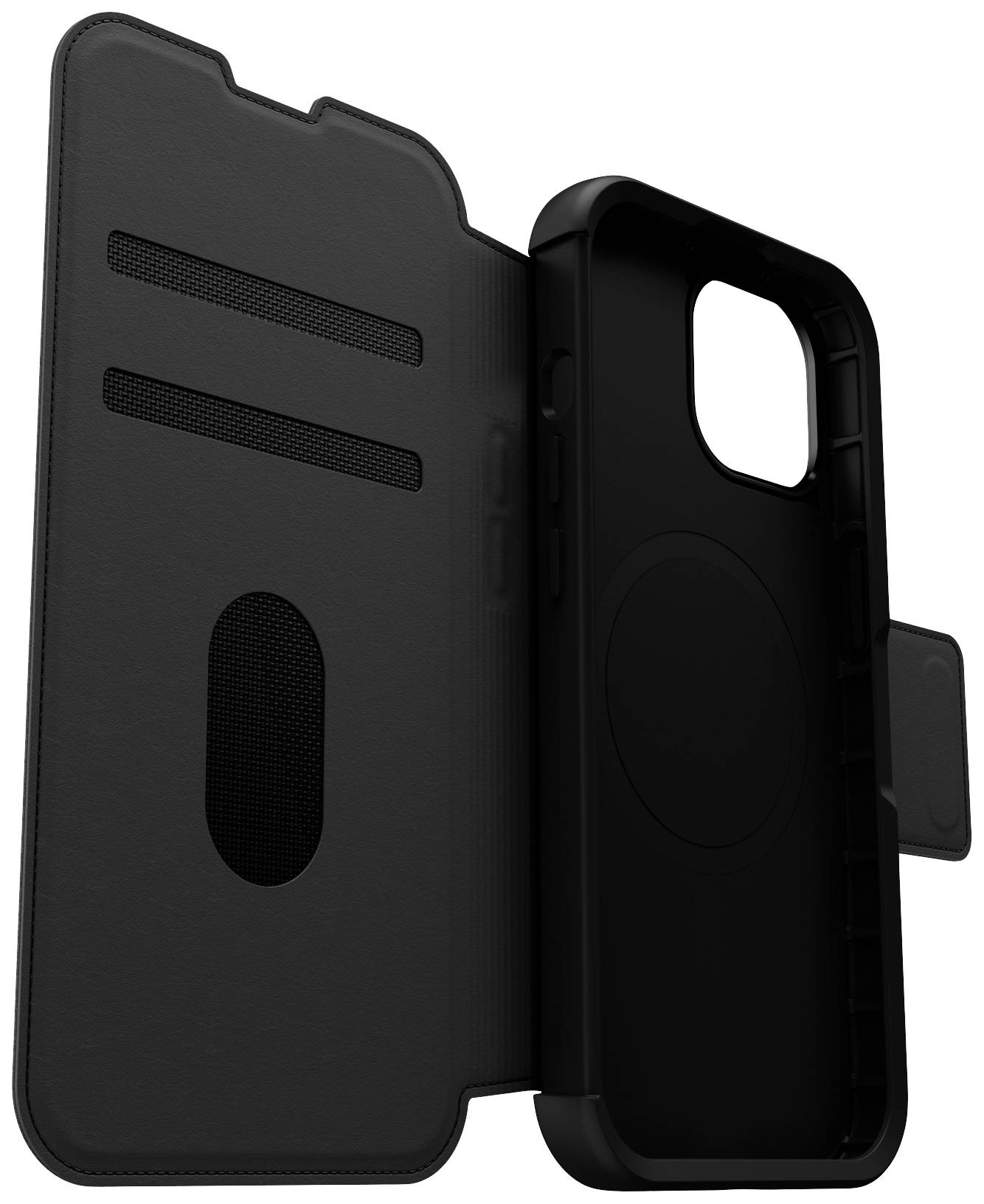 Otterbox Strada Folio Booklet Apple iPhone 16e, iPhone 15 Schwarz MagSafe kompatibel 77-93815