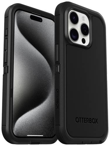 Otterbox Defender XT Backcover Apple iPhone 15 Pro Schwarz MagSafe kompatibel