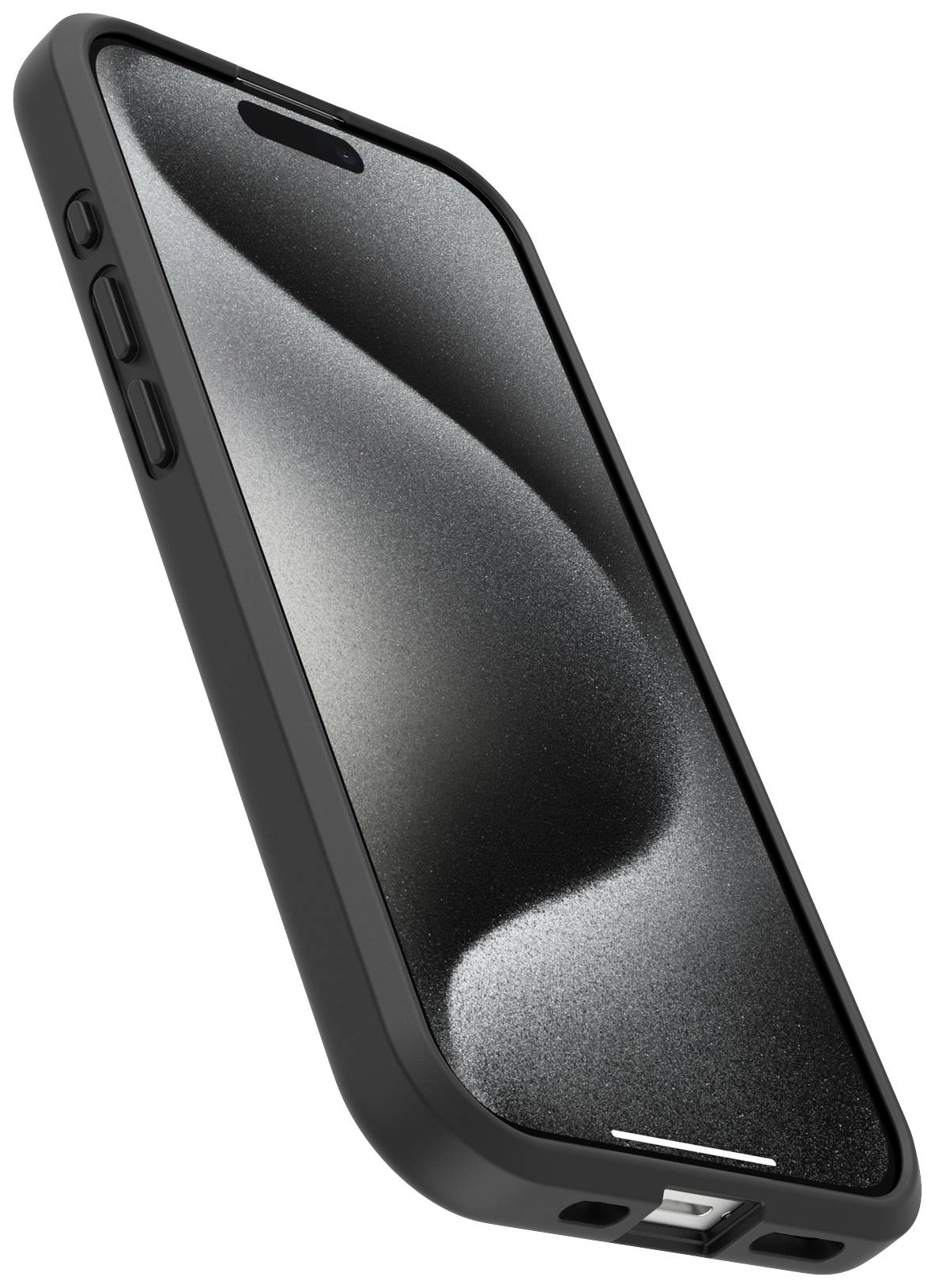 Otterbox React Backcover Apple iPhone 15 Pro Transparent, Schwarz Induktives Laden 77-92753