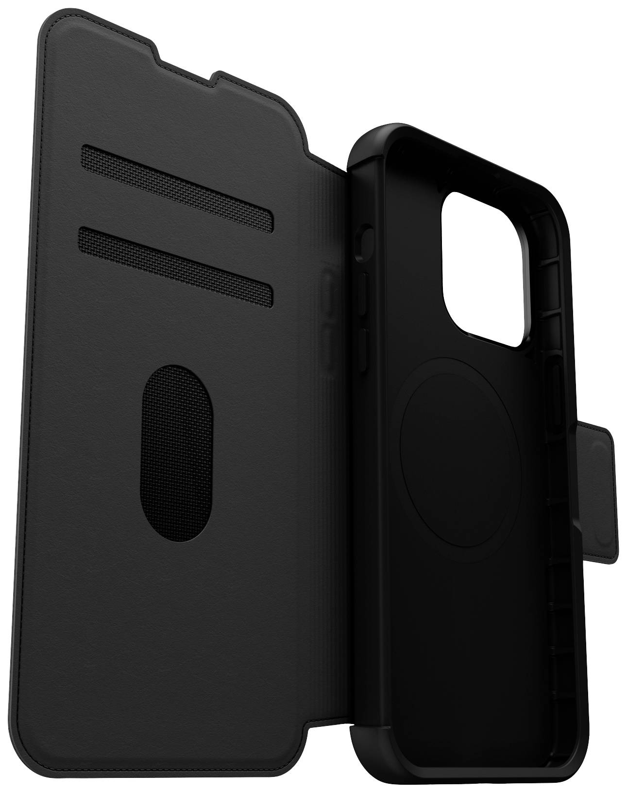 Otterbox Strada Folio Booklet Apple iPhone 15 Pro Max Schwarz MagSafe kompatibel 77-93568
