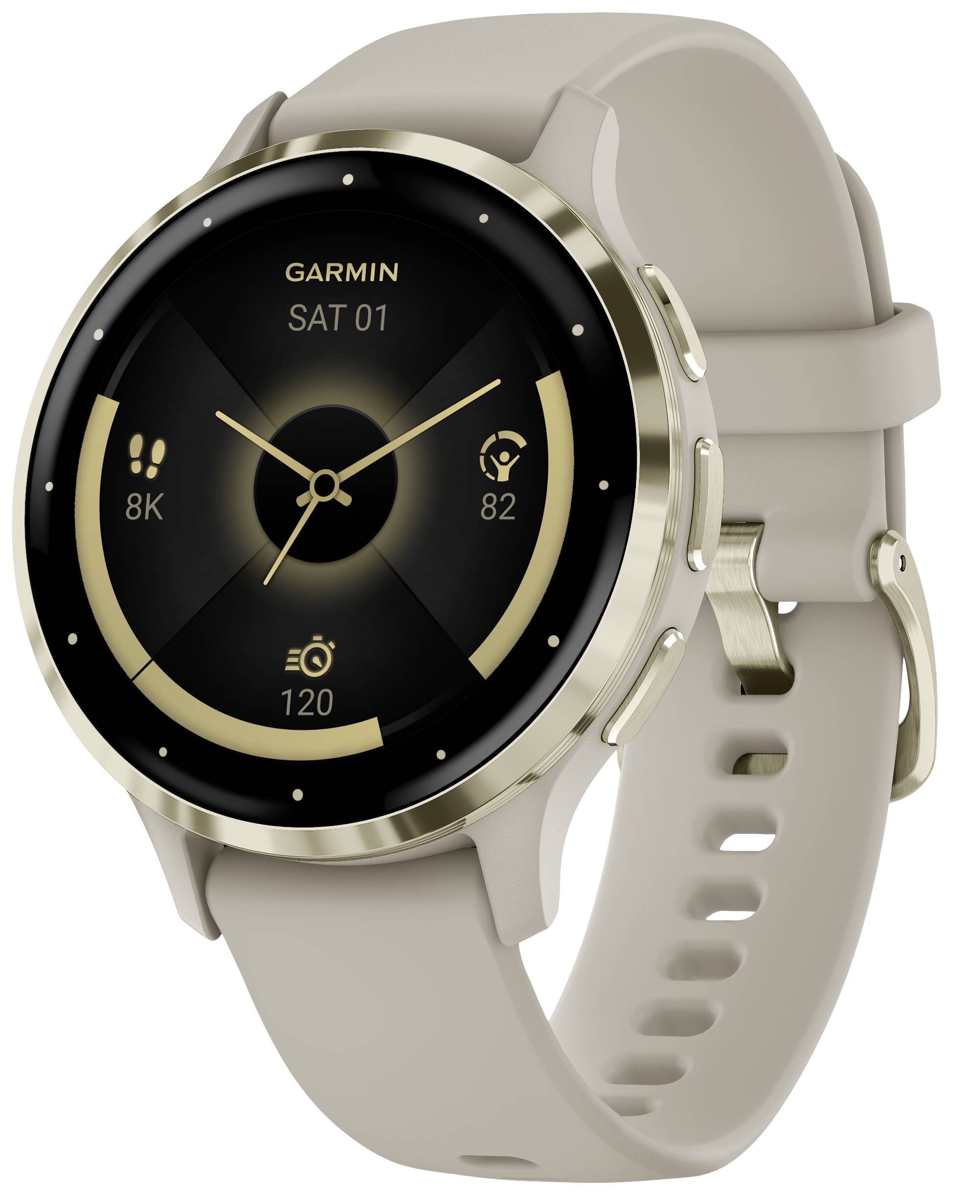 Garmin VENU® 3S Smartwatch 41 mm Grau