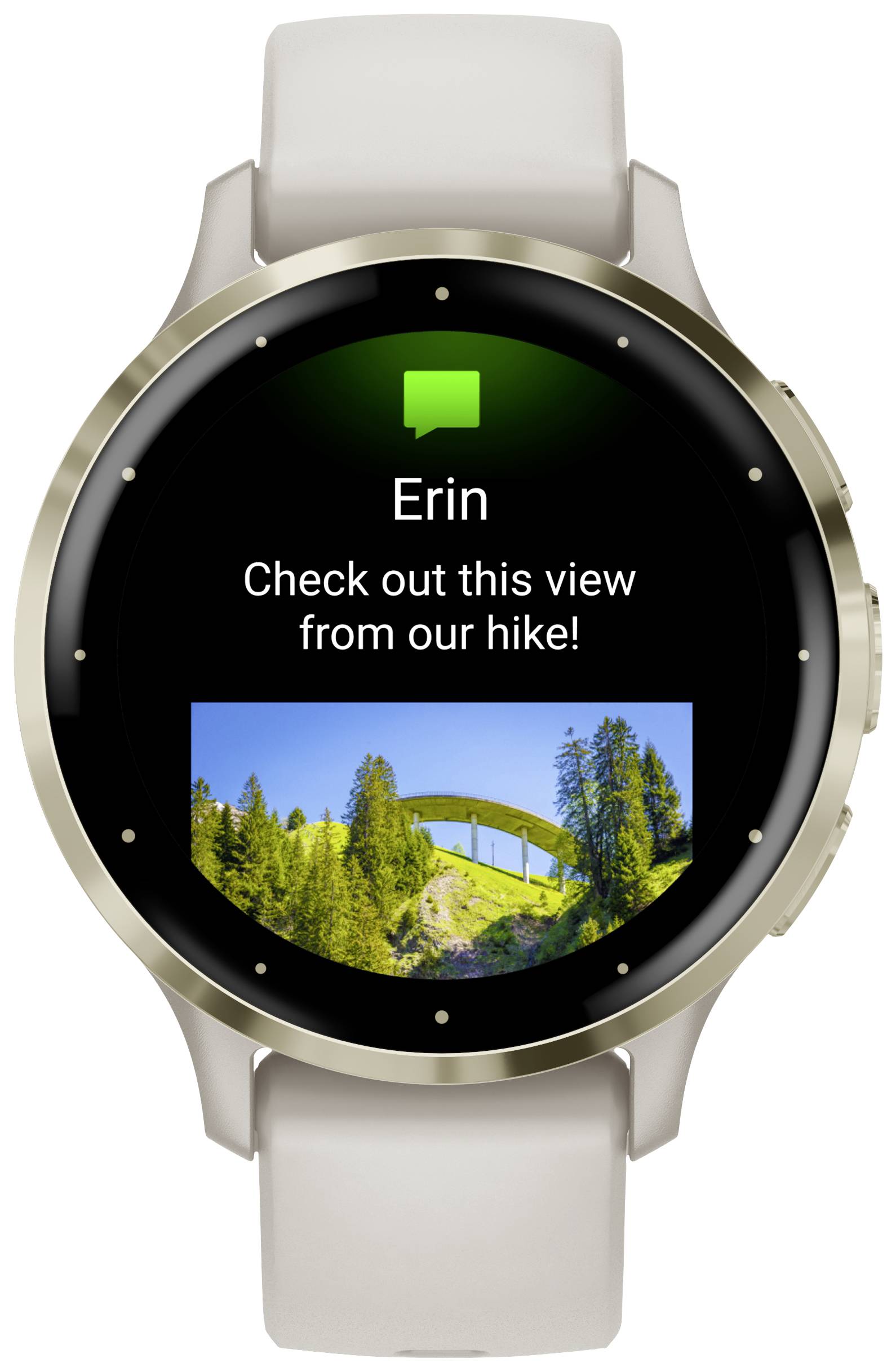Garmin VENU® 3S Smartwatch 41 mm Elfenbein