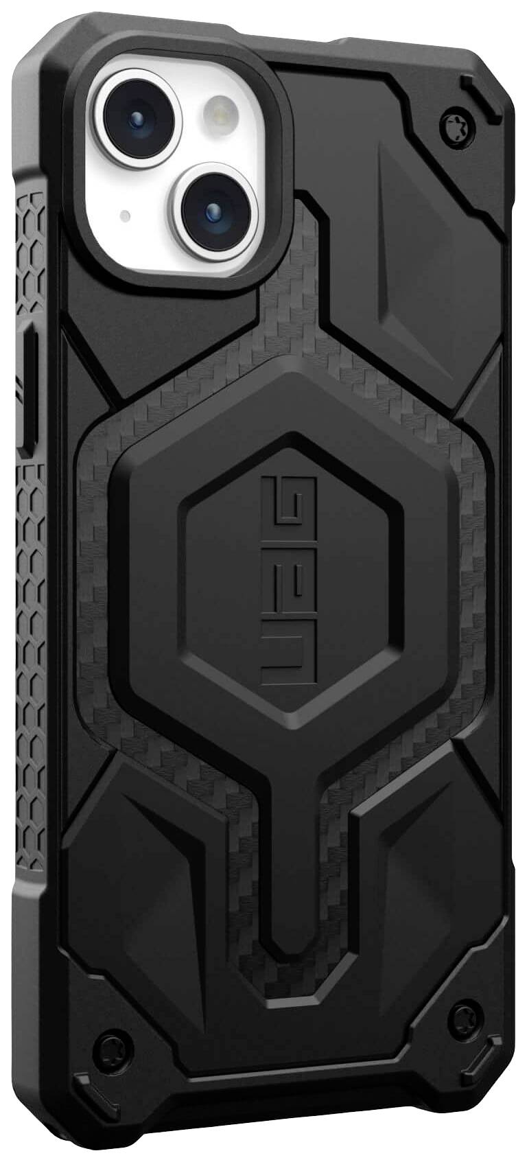 Urban Armor Gear Monarch Pro MagSafe Backcover Apple iPhone 15 Plus Carbon MagSafe kompatibel 114220114242