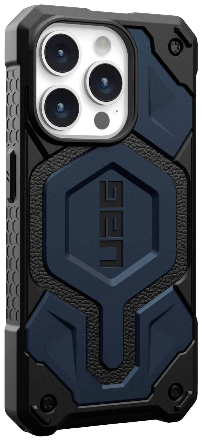 Urban Armor Gear Monarch Pro MagSafe Backcover Apple iPhone 15 Pro Blau MagSafe kompatibel 114221115555