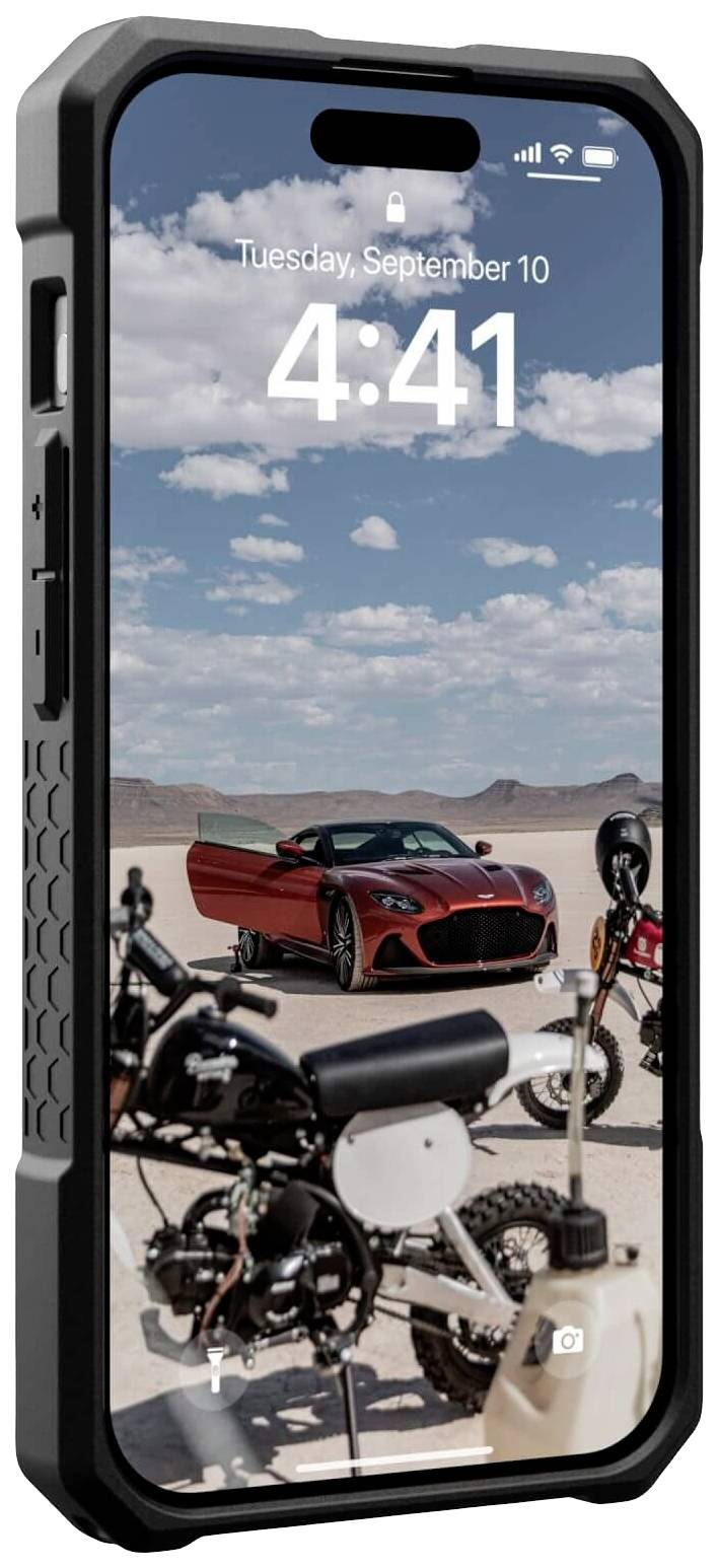 Urban Armor Gear Monarch Pro MagSafe Backcover Apple iPhone 15 Pro Blau MagSafe kompatibel 114221115555