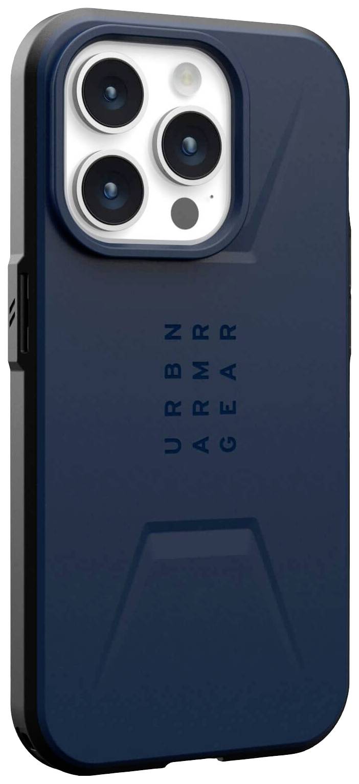 Urban Armor Gear Civilian MagSafe Backcover Apple iPhone 15 Pro Blau MagSafe kompatibel 114275115555