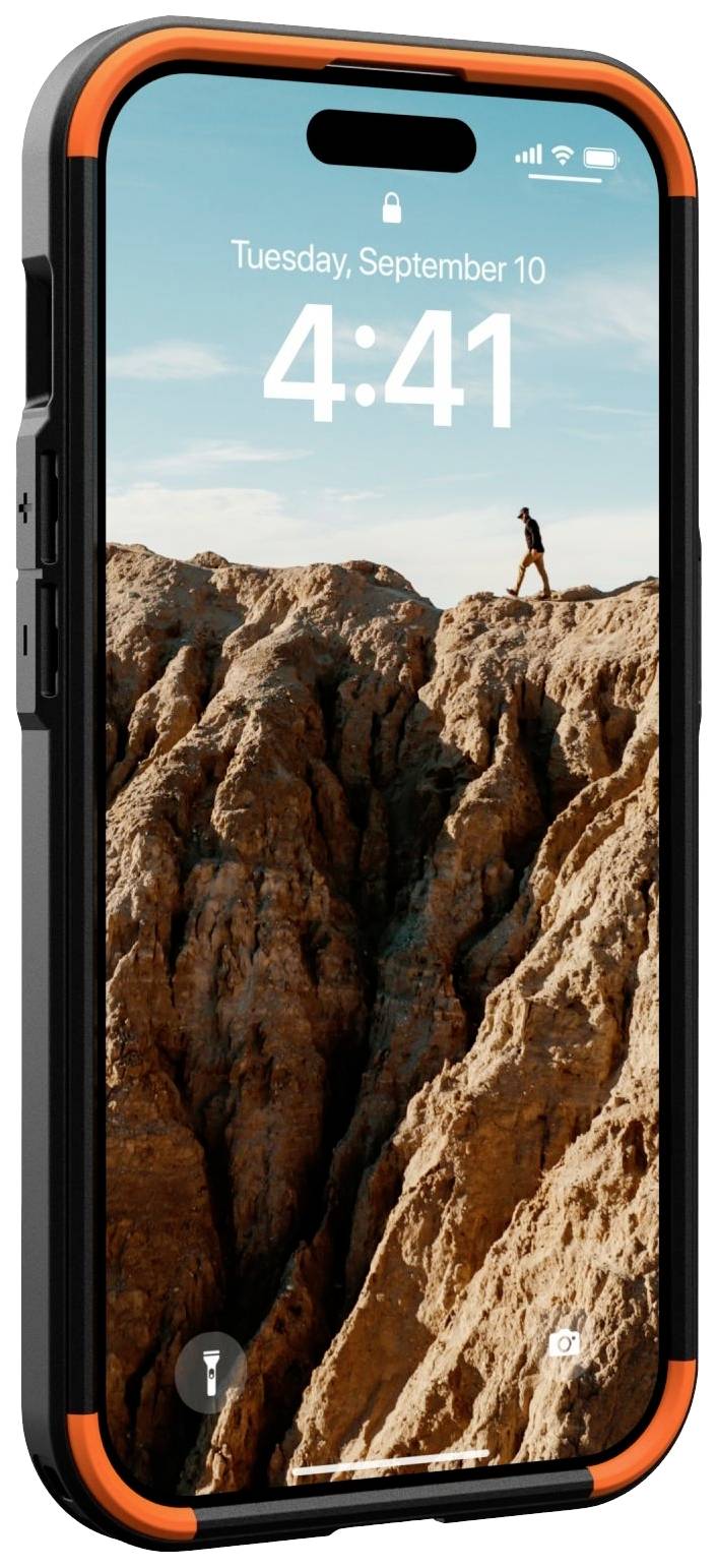 Urban Armor Gear Civilian MagSafe Backcover Apple iPhone 15 Pro Oliv MagSafe kompatibel 114275117272