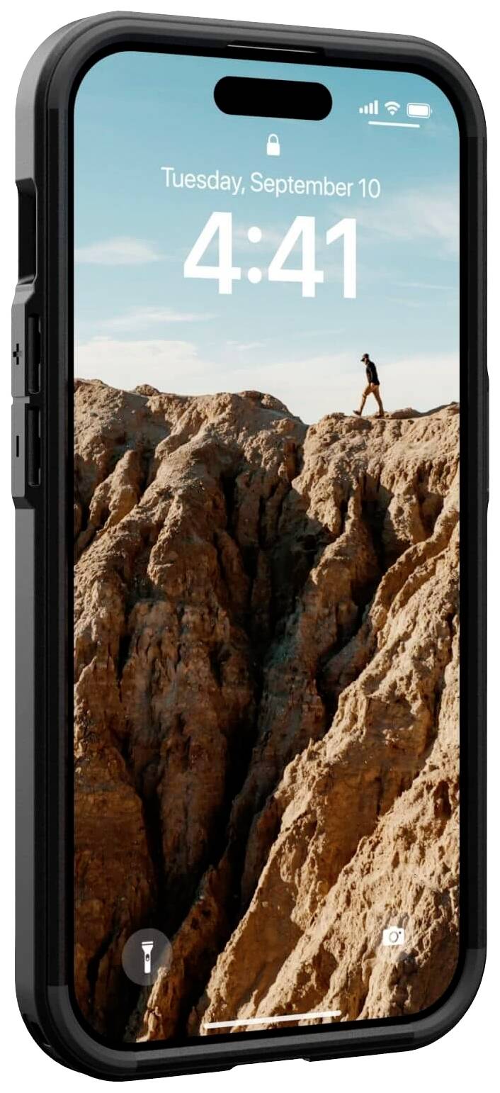 Urban Armor Gear Civilian MagSafe Backcover Apple iPhone 15 Pro Bordeaux MagSafe kompatibel 114275119049