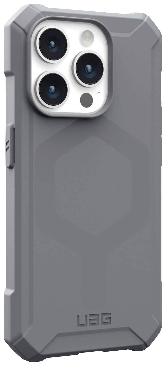 Urban Armor Gear Essential Armor MagSafe Backcover Apple iPhone 15 Pro Silber MagSafe kompatibel 114276113333