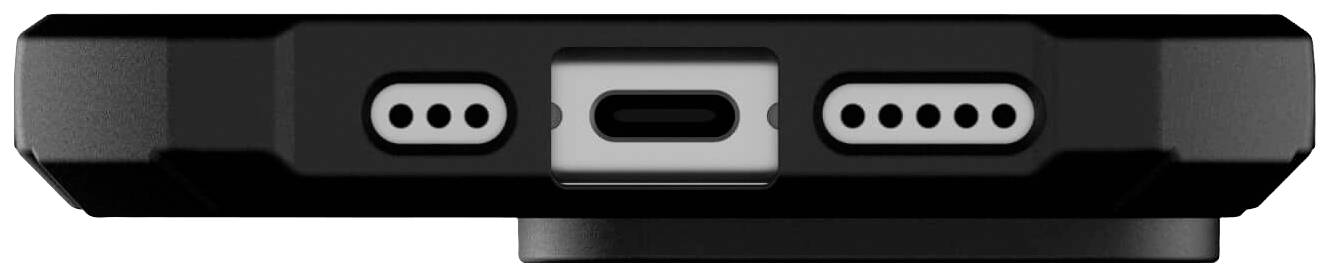Urban Armor Gear Essential Armor MagSafe Backcover Apple iPhone 15 Pro Schwarz MagSafe kompatibel 114276114040