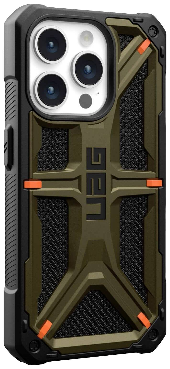 Urban Armor Gear Monarch Backcover Apple iPhone 15 Pro Kevlar®, Grün 11427811397B