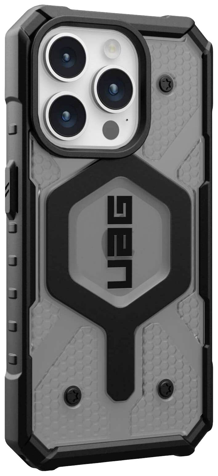 Urban Armor Gear Pathfinder MagSafe Backcover Apple iPhone 15 Pro Grau (transparent) MagSafe kompatibel 114281113131