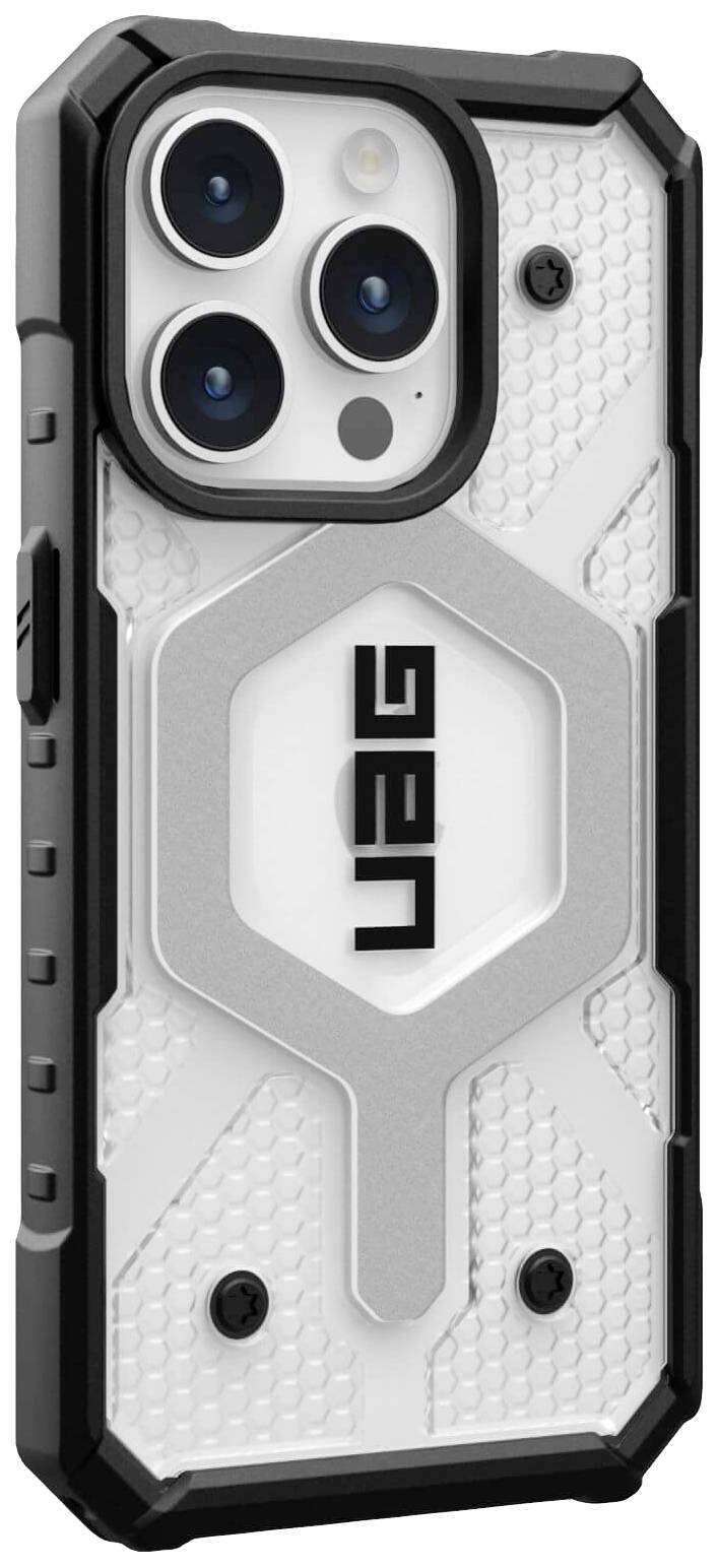 Urban Armor Gear Pathfinder MagSafe Backcover Apple iPhone 15 Pro Ice, Transparent MagSafe kompatibel 114281114343