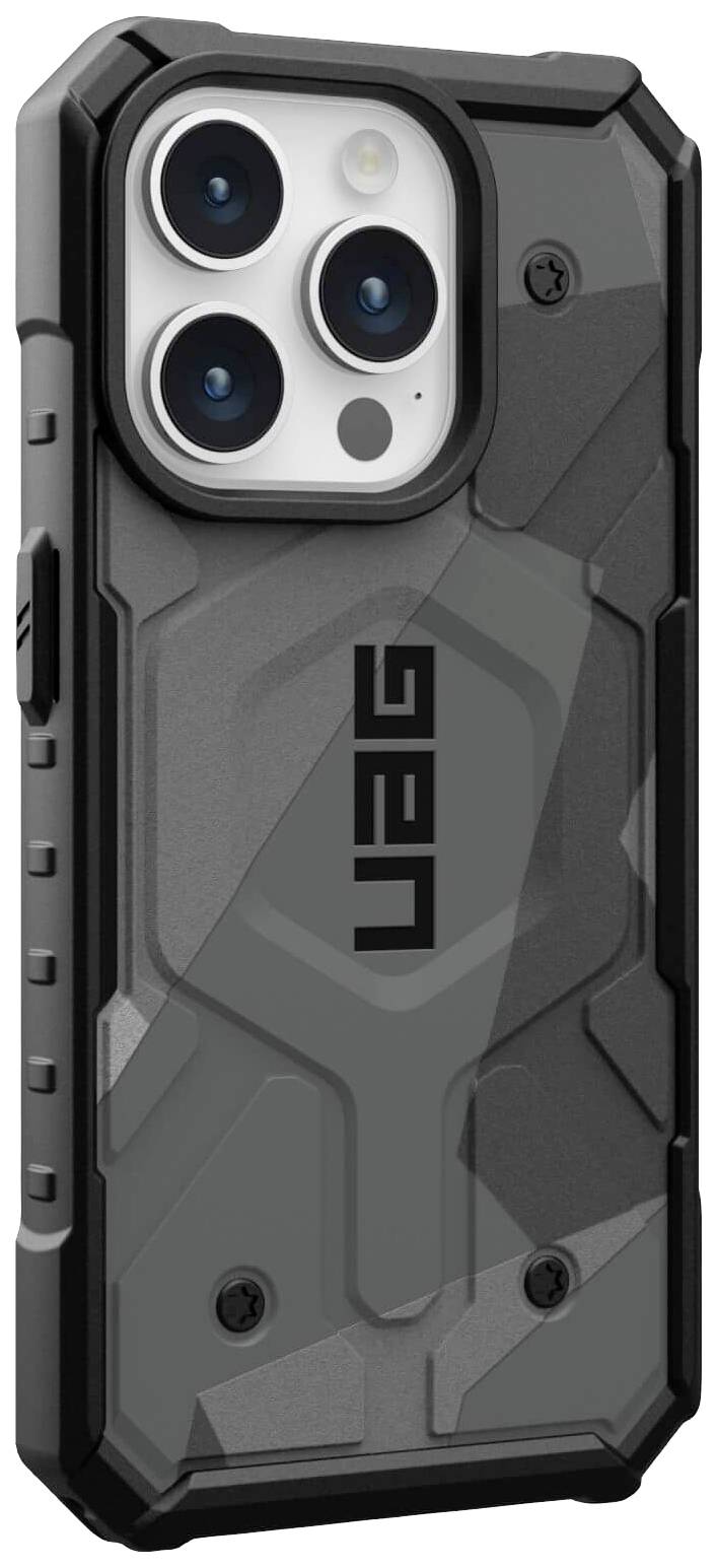 Urban Armor Gear Pathfinder SE MagSafe Backcover Apple iPhone 15 Pro Camouflage Grau MagSafe kompatibel 114283114033