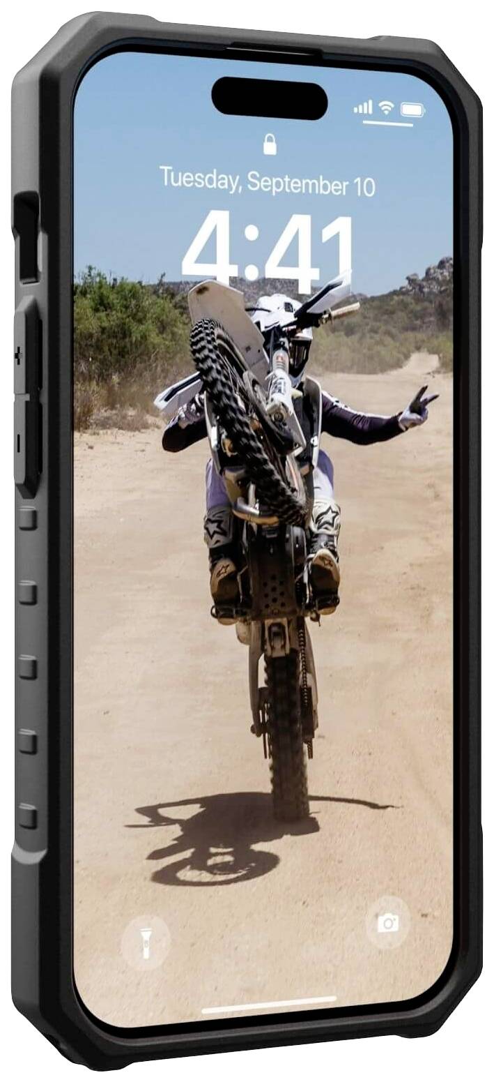 Urban Armor Gear Pathfinder SE MagSafe Backcover Apple iPhone 15 Pro Camouflage, Midnight MagSafe kompatibel 114283114061