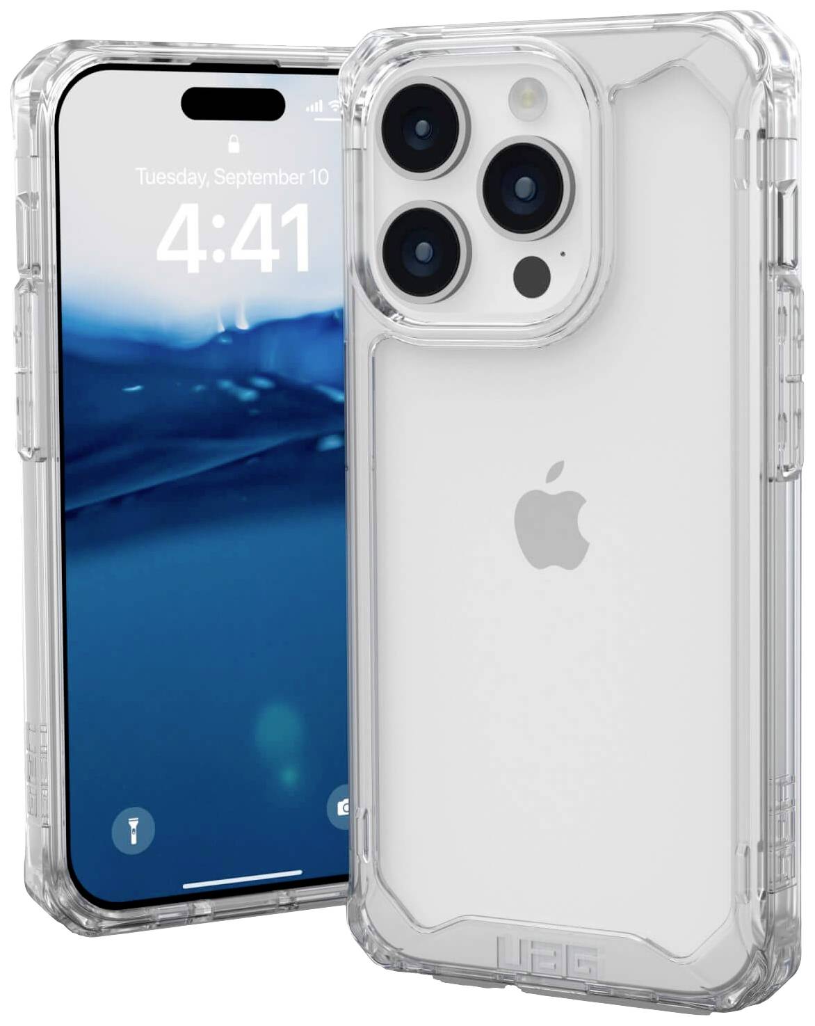 Urban Armor Gear Plyo Backcover Apple iPhone 15 Pro Ice, Transparent 114285114343