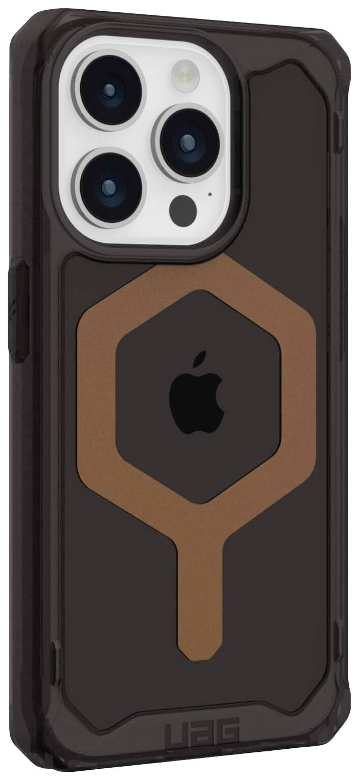 Urban Armor Gear Plyo MagSafe Backcover Apple iPhone 15 Pro Schwarz, Bronze MagSafe kompatibel 114286114085