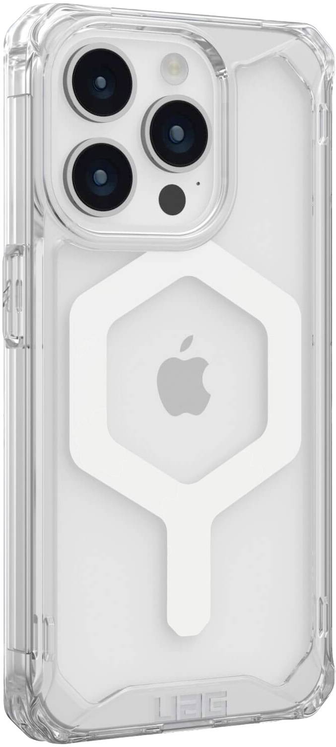 Urban Armor Gear Plyo MagSafe Backcover Apple iPhone 15 Pro Ice, Transparent, Weiß MagSafe kompatibel 114286114341