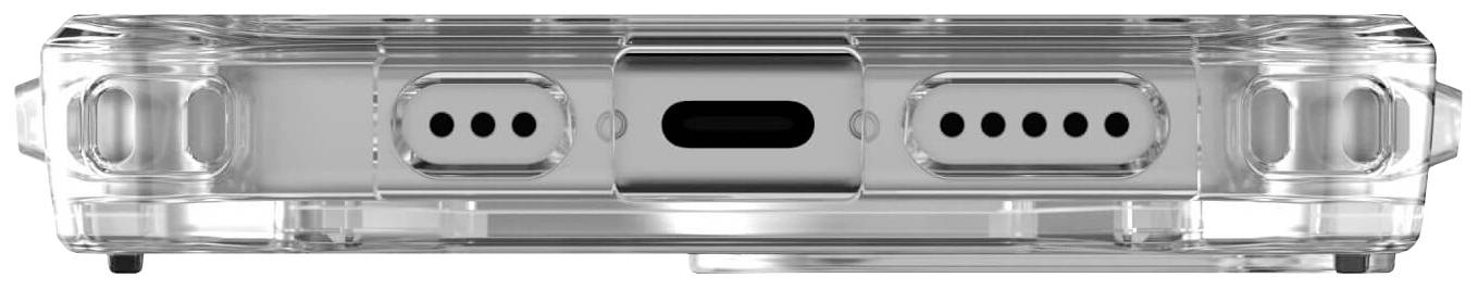 Urban Armor Gear Plyo MagSafe Backcover Apple iPhone 15 Ice, Transparent, Weiß MagSafe kompatibel 114294114341