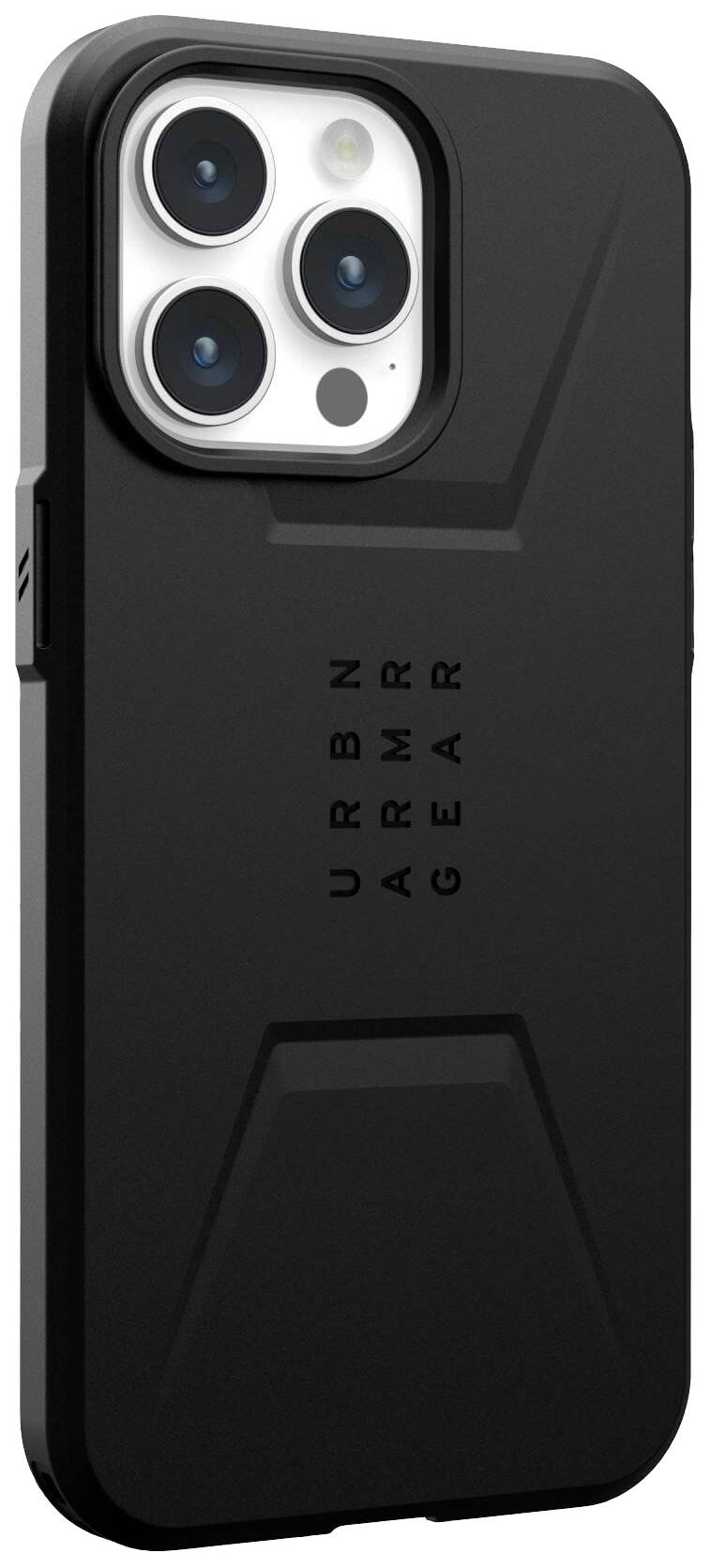 Urban Armor Gear Civilian MagSafe Backcover Apple iPhone 15 Pro Max Schwarz MagSafe kompatibel 114295114040