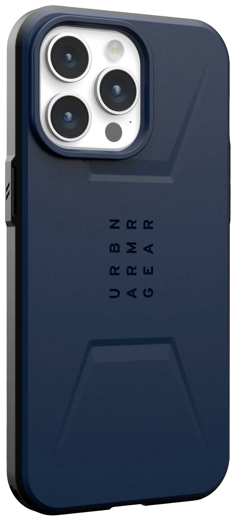 Urban Armor Gear Civilian MagSafe Backcover Apple iPhone 15 Pro Max Blau MagSafe kompatibel 114295115555