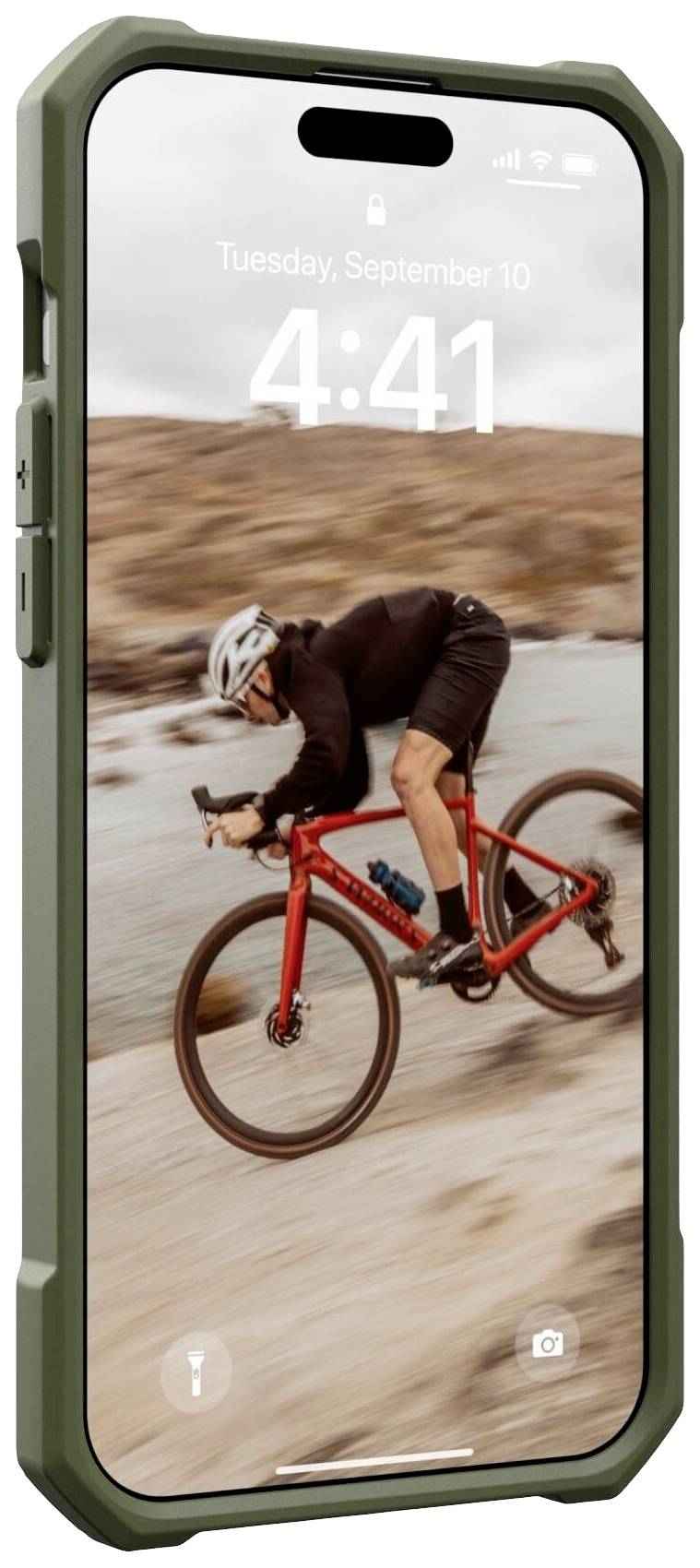 Urban Armor Gear Essential Armor MagSafe Backcover Apple iPhone 15 Pro Max Oliv MagSafe kompatibel 114296117272