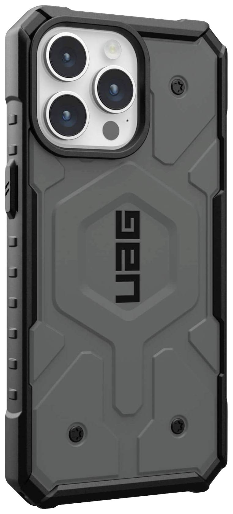 Urban Armor Gear Pathfinder MagSafe Backcover Apple iPhone 15 Pro Max Silber MagSafe kompatibel 114301113333