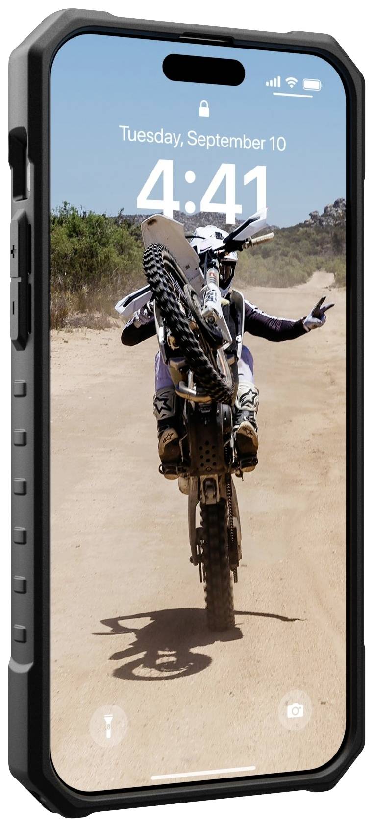 Urban Armor Gear Pathfinder MagSafe Backcover Apple iPhone 15 Pro Max Schwarz MagSafe kompatibel 114301114040