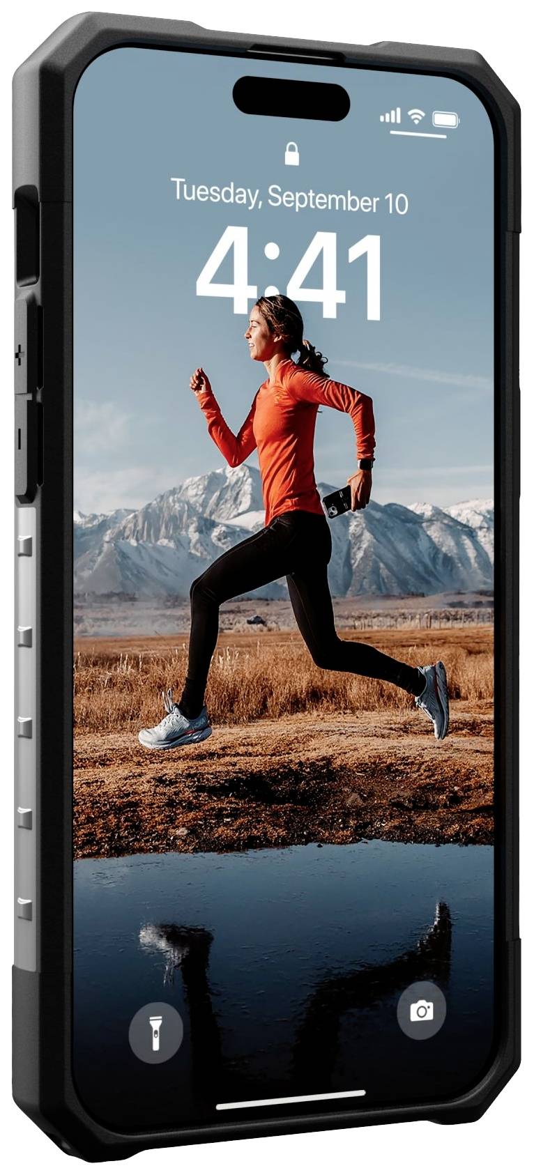 Urban Armor Gear Plasma Backcover Apple iPhone 15 Pro Max Grau (transparent) 114304113131