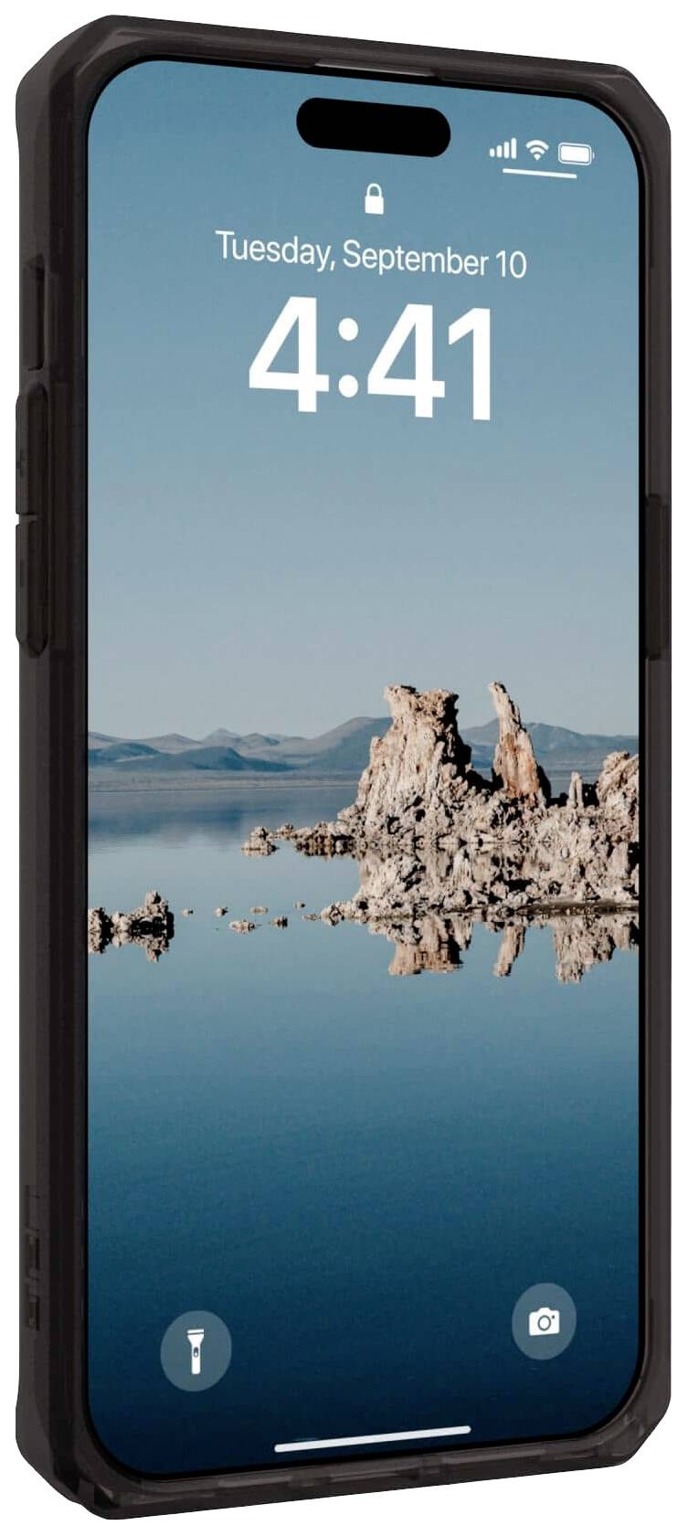 Urban Armor Gear Plyo MagSafe Backcover Apple iPhone 15 Pro Max Schwarz, Bronze MagSafe kompatibel 114305114085