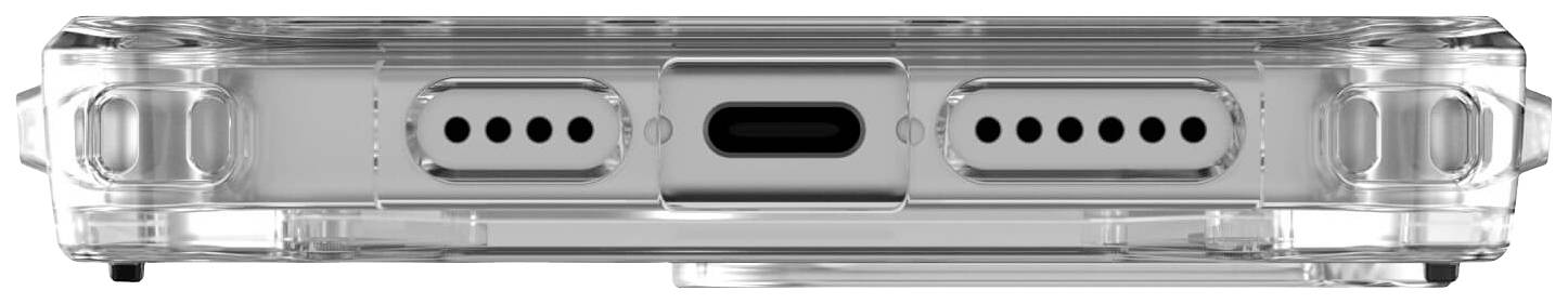 Urban Armor Gear Plyo MagSafe Backcover Apple iPhone 15 Pro Max Ice, Transparent, Gold MagSafe kompatibel 114305114381