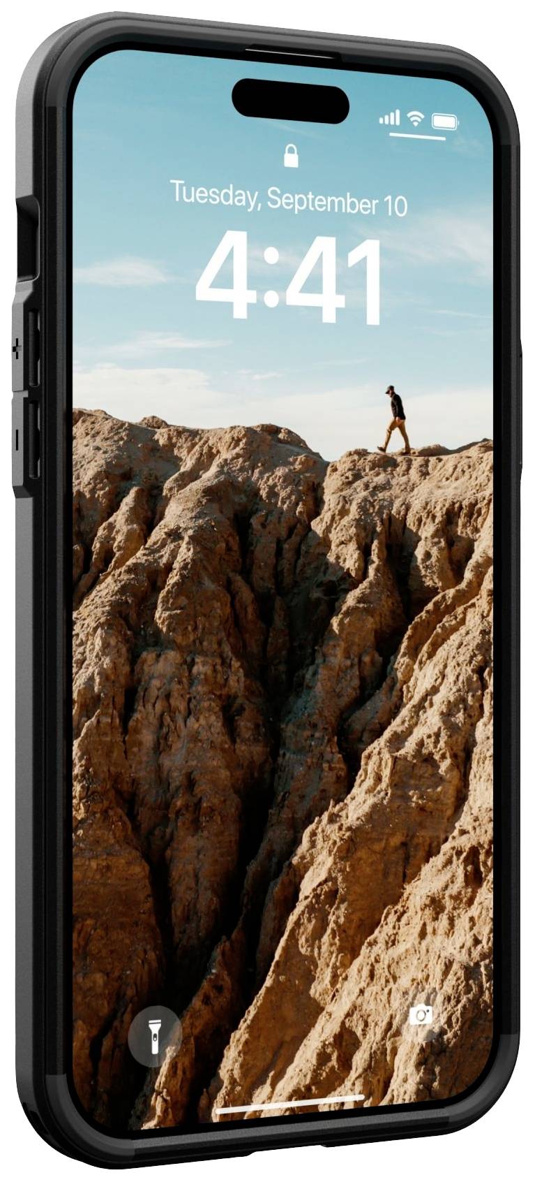 Urban Armor Gear Civilian MagSafe Backcover Apple iPhone 15 Plus Schwarz MagSafe kompatibel 114306114040