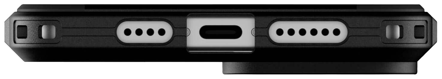 Urban Armor Gear Civilian MagSafe Backcover Apple iPhone 15 Plus Schwarz MagSafe kompatibel 114306114040