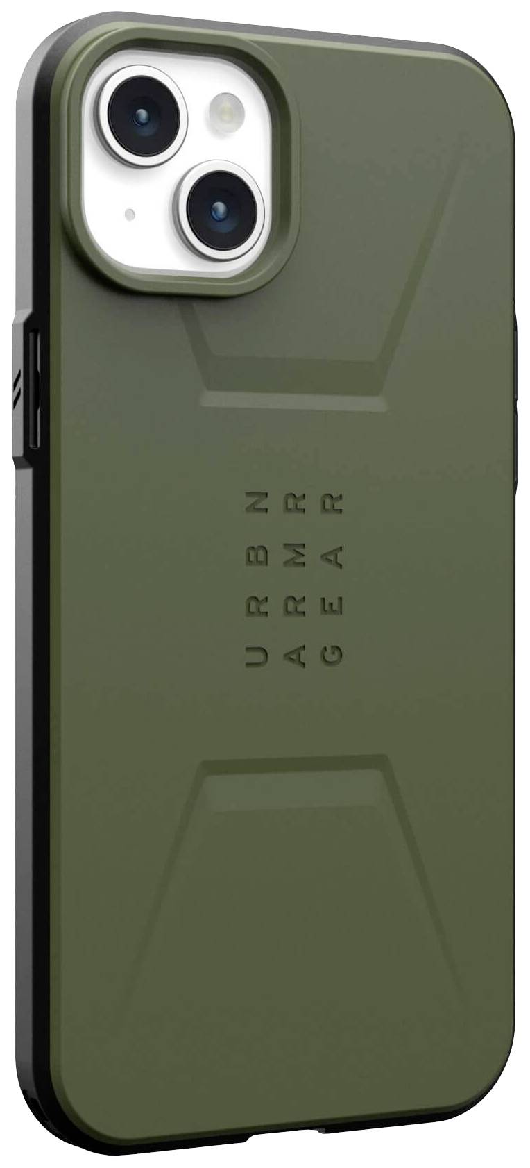 Urban Armor Gear Civilian MagSafe Backcover Apple iPhone 15 Plus Oliv MagSafe kompatibel 114306117272