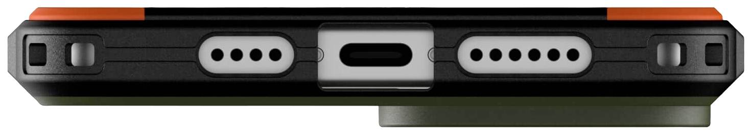 Urban Armor Gear Civilian MagSafe Backcover Apple iPhone 15 Plus Oliv MagSafe kompatibel 114306117272