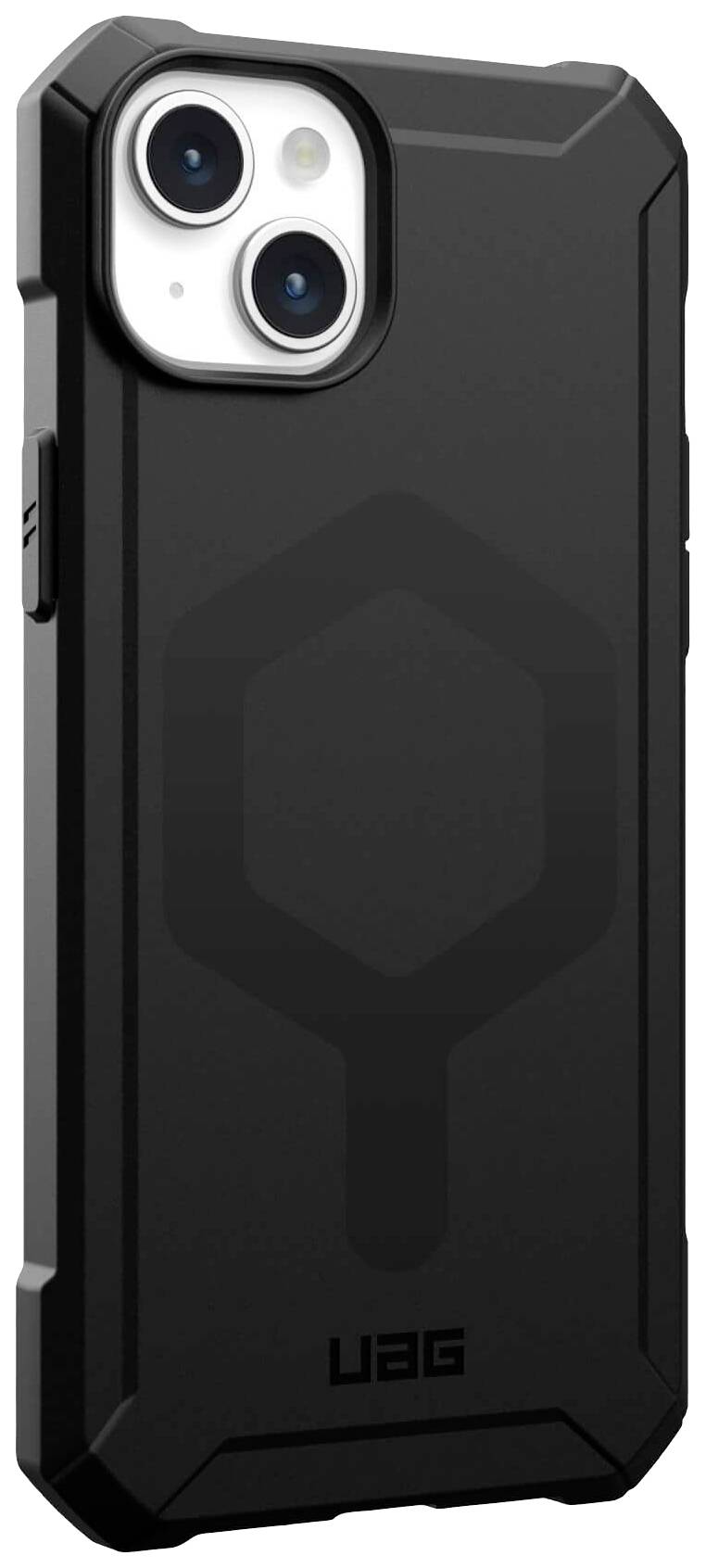 Urban Armor Gear Essential Armor MagSafe Backcover Apple iPhone 15 Plus Schwarz MagSafe kompatibel 114307114040