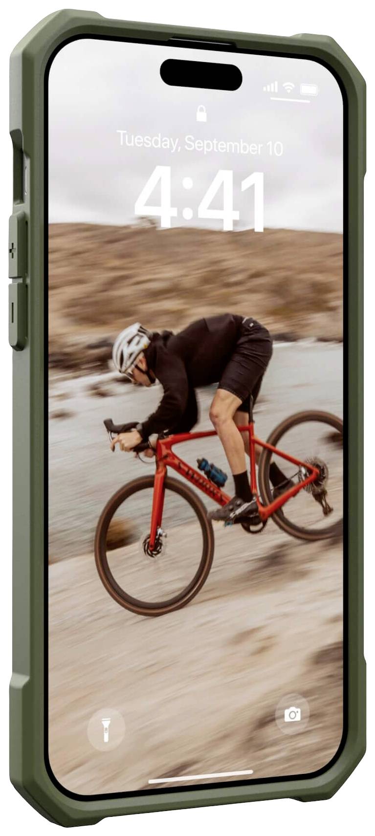 Urban Armor Gear Essential Armor MagSafe Backcover Apple iPhone 15 Plus Oliv MagSafe kompatibel 114307117272