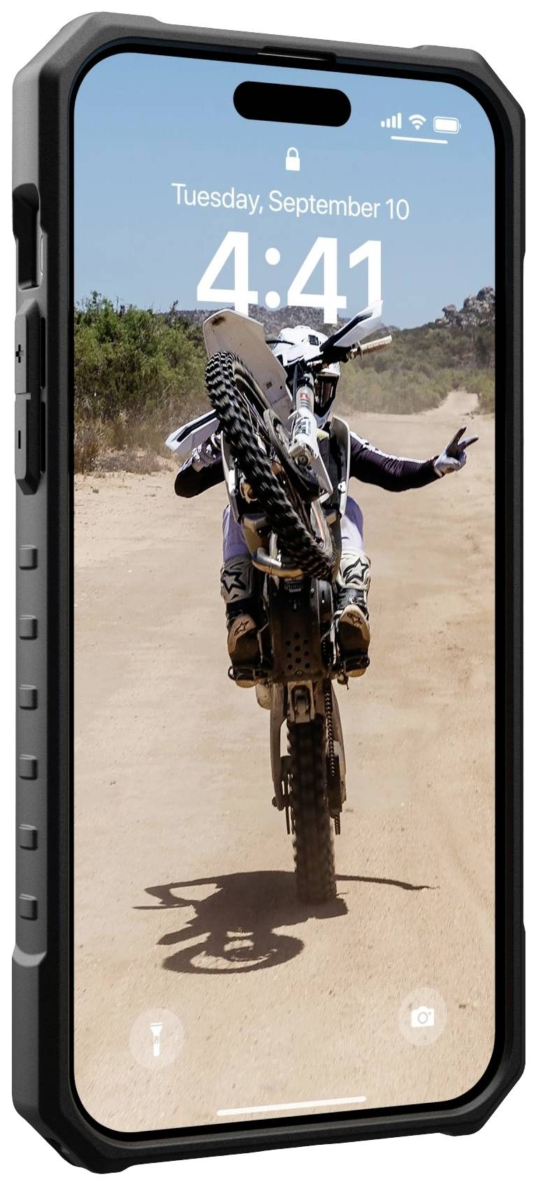 Urban Armor Gear Pathfinder MagSafe Backcover Apple iPhone 15 Plus Schwarz MagSafe kompatibel 114311114040