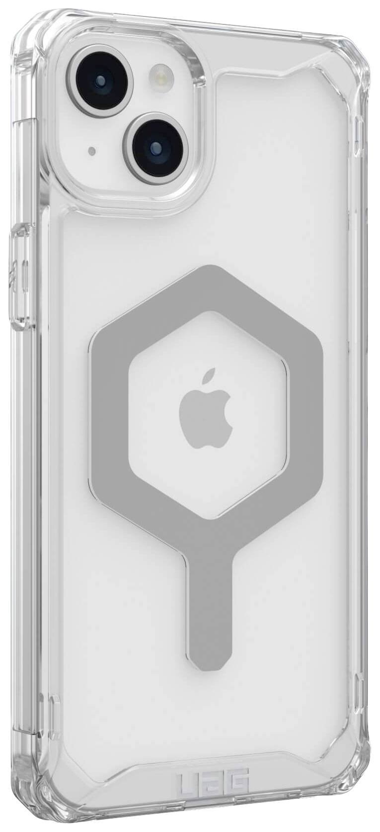 Urban Armor Gear Plyo MagSafe Backcover Apple iPhone 15 Plus Ice, Transparent, Silber MagSafe kompatibel 114314114333