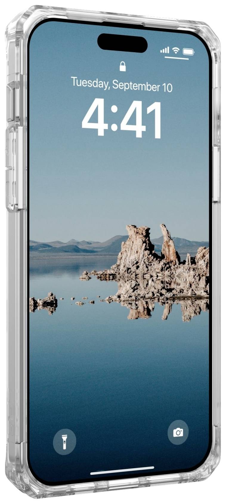 Urban Armor Gear Plyo MagSafe Backcover Apple iPhone 15 Plus Ice, Transparent, Silber MagSafe kompatibel 114314114333