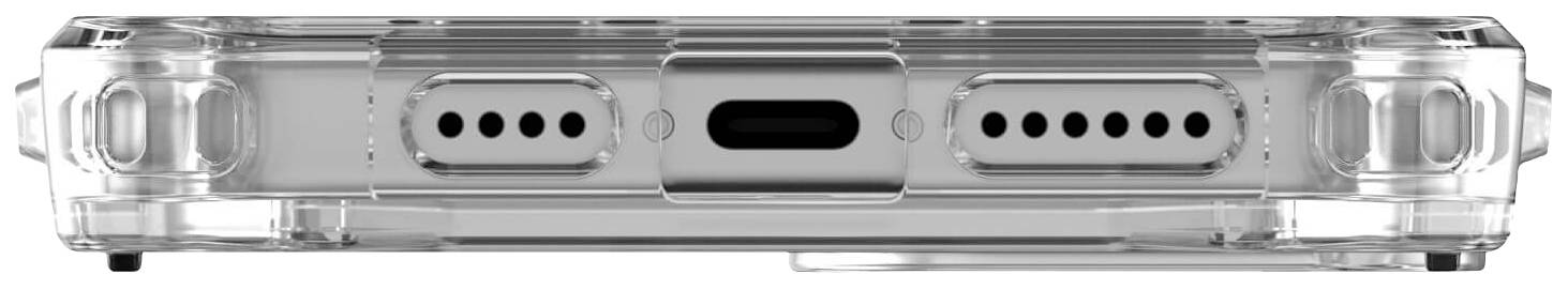 Urban Armor Gear Plyo MagSafe Backcover Apple iPhone 15 Plus Ice, Transparent, Weiß MagSafe kompatibel 114314114341