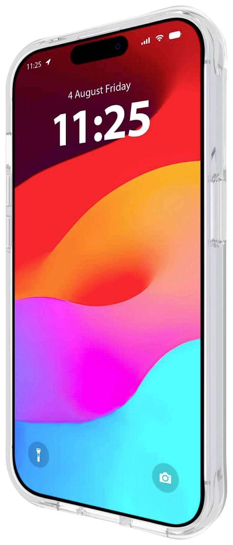 Case-Mate Soap Bubble MagSafe Backcover Apple iPhone 15 Pro Transparent, Fluoreszierend MagSafe kompatibel CM051420