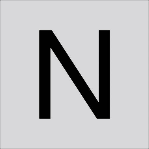 RZB 99223.013.N Buchstabe "N" gross 120mm 1St.