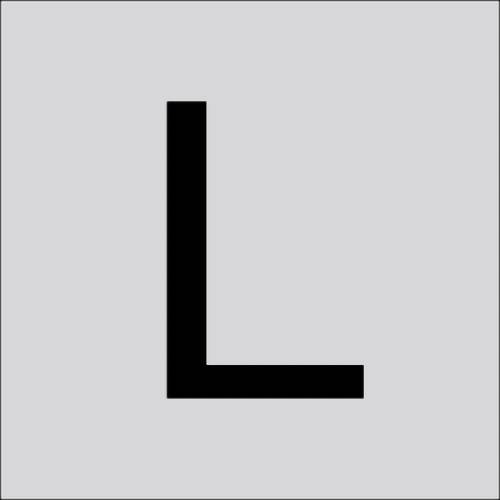 RZB 99223.013.L Buchstabe "L" gross 120mm 1St.